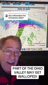 Snow in Dayton Ohio Sunsay