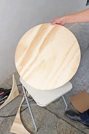 Diy plywood coffee table made with e sheet plywood. Diy Round Coffee Table Ohoh Deco