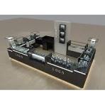 watch kiosk in the mall display showcase