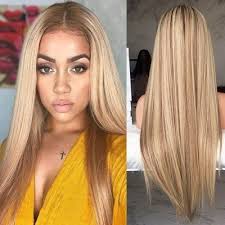 Short blonde hair for men remains one of the most popular choices in barbershops. Wig Fashion Dyeing Mixed Blonde Hair Center Parting Straight China Wig And Fashion Dyed Mixed Color Straight Hair Price Made In China Com