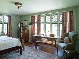 A Young Man S Bedroom Featuring Rich Mahogany Furniture 19th Century Irish Chest Four Poster Bed From L Young Mans Bedroom Mens Bedroom Rustic Master Bedroom