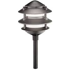 Paradise Laurentide Low Voltage 11w 12v 3 Tier Walklight Gl22764 Black Landscape Path Lights Amazon C Outdoor Lighting Malibu Lighting Landscape Lighting