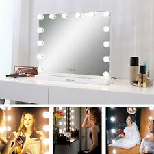 Hollywood Makeup Mirror Vanity Lighted Mirror Tabletop Wall Mount Beauty Salon Ebay