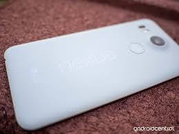 White colour cell phone with no operator logos. The Lg Nexus 5x Review Android Central
