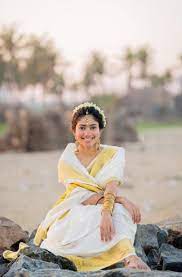 Love story , viraata parvam. Actress Sai Pallavi In Indian Traditional White Saree Tollywood Boost