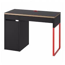 Platte schreibtisch selina grau anthrazit eiche vente de. Micke Schreibtisch Anthrazit Rot 105x50 Cm Ikea Deutschland