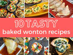 Remove from oven and let cool in the muffin tins. 10 Tasty Baked Wonton Recipes Using Wonton Wrappers