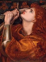 Dante Gabriel Rossetti Paintings Canvas Print in the Joan of Arc by Dante  Gabriel Rossetti Canvas Art Wallart Woman Protrait Wall Art Prints