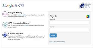 Cps Email Login To Gsso Cps K12 Il Us Google Cps Google Training Login Page Email Service