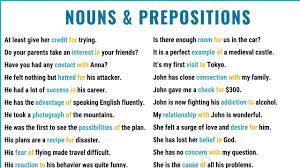 What are the most commonly used prepositions? How To Use Prepositions With Nouns In English Youtube