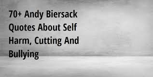 Girls aren t the only ones who self harm. 70 Andy Biersack Quotes About Self Harm Cutting And Bullying Big Hive Mind