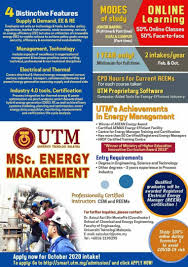 Students can earn this title after completing approximately two years of study when taking a full load of credits. Prospect Universiti Teknologi Malaysia Utm Get A Utm Master Degree Plus Registered Electrical Energy Manager Reem Certification By Energy Commission Of Malaysia Via Utm Master Of Science In Energy Management Application