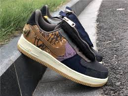 My very first pair of travis scott's! Travis Scott X Nike Air Force 1 Low Cactus Jack Sneakers Men Fashion Nike Air Nike Air Force