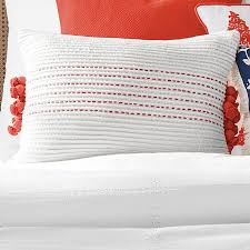 One Kings Lane Open House Northbridge Oblong Throw Pillow In White Orange Bed Bath Beyond In 2020 Oblong Throw Pillow Pillows Throw Pillows