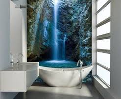 50 Small Bathroom Decoration Ideas Photo Wallpaper As Wall Decor Zen Bathroom Decor Spa Bathroom Decor Small Bathroom Wallpaper