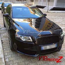 05 08 Audi A6 Black Projector Headlight Lamp Led Smd Daytime Driving Lamps Pair Projector Headlights Audi A6 Audi