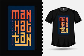 Manhattan New York Japan Translation Manhattan New York City Trendy Typography T Shirt Fashion Clothing And Poster For Print Typography Tshirt Black And White Girl Tshirt Style