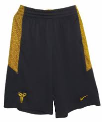 Black And Gold Nike Clothes New Nike Kobe Xd Basketball Shorts Dri Fit 467131 Large Black Gold Basketball Shorts New Nike Large Black