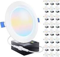 Sunco 24 Pack 6 Inch LED Recessed Light, Ceiling Canless ...