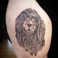 Nis staack @tattorium #tattwho #tattoo #tattoos #tattooartist #tattooartists #tattooist #tattooer… Arbitrarytattoos On Twitter Helga S Lion Redyellowgreen Rasta Dreads Lion Tattoo Southafrica Followme Tweetme