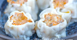 Crab And Pork Shumai Recipe Siomai Panlasang Pinoy Recipe Recipes Food Pork Siomai Recipe