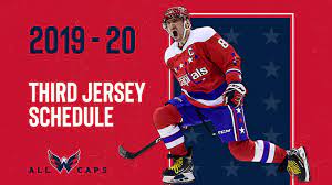 Washington capitals | road to the stanley cup 2018. Capitals To Wear Third Jersey For 12 Home Dates In 2019 20