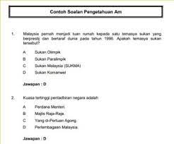 Soalan pengetahuan am malaysia dan jawapan. Soalan Pengetahuan Am Dan Jawapan Kecemasan U