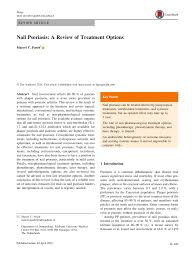 Pdf Nail Psoriasis A Review Of Treatment Options