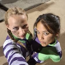 FoC Drum Majors: Emily McGowan and Riley Boyd