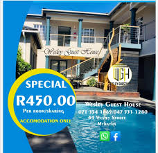 Big five guest house is located in a quiet suburb of northcrest in mthatha. Wesley Guest House Home Facebook