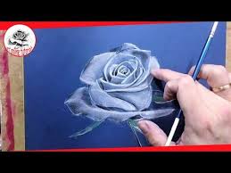 How To Draw A Rose With Soft Pastels Step By Step Youtube Soft Pastel Art Flower Drawing Tutorials Soft Pastels Drawing