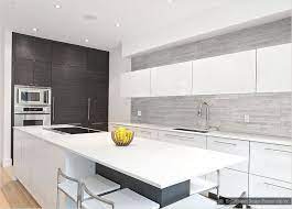 Here are top kitchen backsplash ideas that may change the mood and color of your kitchen. Modern Light Gray Subway Backsplash Tile Contemporary Design Contemporary Kitchen Backsplash White Modern Kitchen Modern Grey Kitchen