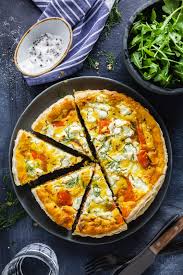 Salmon recipe easy oven bake quiche. Puff Pastry Smoked Salmon Quiche With Goat Cheese Olive Mango