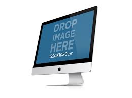 Placeit Mockup Of An Imac Against A Transparent Background Imac Clear Background Transparent Background
