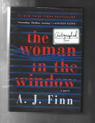 Anna fox is the woman in the window. Finn Woman Window Novel Signed Abebooks