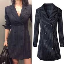 New Fashion Women Plaid Party Dress Elegant Dress Suit Long Sleeve Work Blazer Blazer Dress Elegant Fashion Lon Blazer Dress Coats For Women Dress Suits