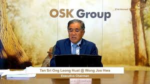 Tan sri ong leong huat is the group managind director of osk holdings berhad. ä¹æŠ•èµ„leinves Facebook