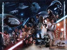 Star Wars Episodes 1 9 By Bosslogic Star Wars Art Star Wars Poster Star Wars Film