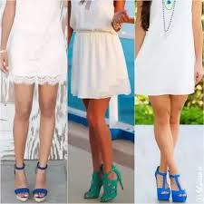 After 24 hours, we cannot guarantee any late orders will be included in the same dye lot as the rest of your party. What Shoe Color Goes Best With A White Dress Quora