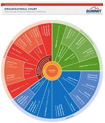 Radial Organizational Chart Org Chart Organizational