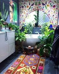Colorful Hippy Bathroom Bohemian Style Bathroom Retro Home Decor Retro Home