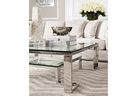 Stylish coffee table made of white faux marble. Huntington Eichholtz Coffee Table Milia Shop