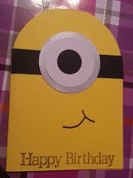Funny Birthday Card Ideas For Kids Minion Handmade Kids Birthday Card Kids Cards Kids Birthday Cards Minion Card
