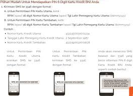 Anda bisa membuatnya secara online melalui situs bank bri ataupun secara offline dengan datang ke kantor cabang bri. Pengingat Aktifkan Pin Kartu Kredit Anda Sebelum 1 Juli 2020 Pinterpoin