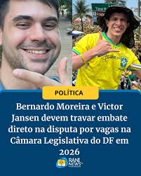 🔥 Duelo promete agitar a eleição para a Câmara Legislativa do DF em 2026  🔥 A disputa por vagas na Câmara Legislativa do Distrito Federal (CLDF)  começa a ganhar forma — e
