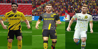 غير مدرج 🏆 البطولة : Pes 6 Borussia Dortmund 2020 21 Home Away Third Kits Kazemario Evolution