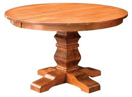 Amish Bradbury Single Pedestal Table Round Pedestal Dining Round Wooden Dining Table Round Pedestal Dining Table