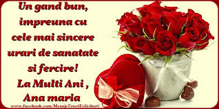 Fie ca ziua aceasta să fie plină de bucurii și surprize. La Multi Ani Ana Maria Felicitari Muzicale Mesajeurarifelicitari Com