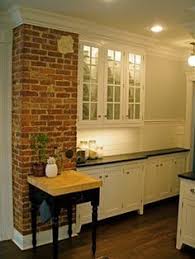 Exposed Brick Chimney In Kitchen For The Home Pinterest Exposed Brick Kitchen Brick Kitchen Kitchen New York