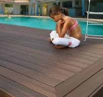Teak Wood Decking Exterior WPC Decking Floor - Solid Co ...